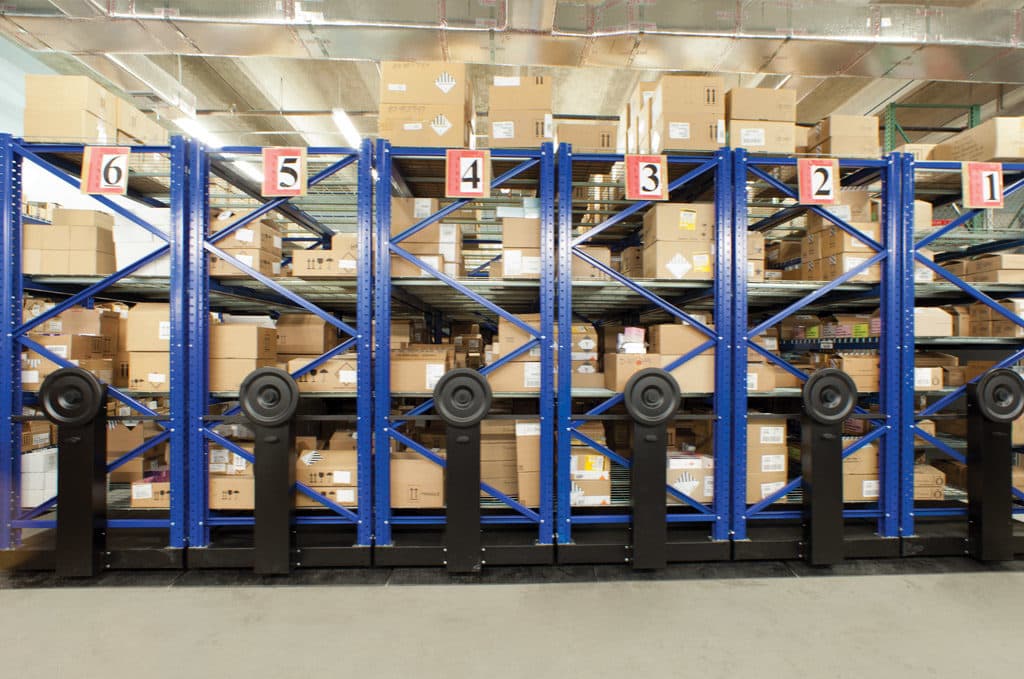 Industrial storage solutions warehouse
